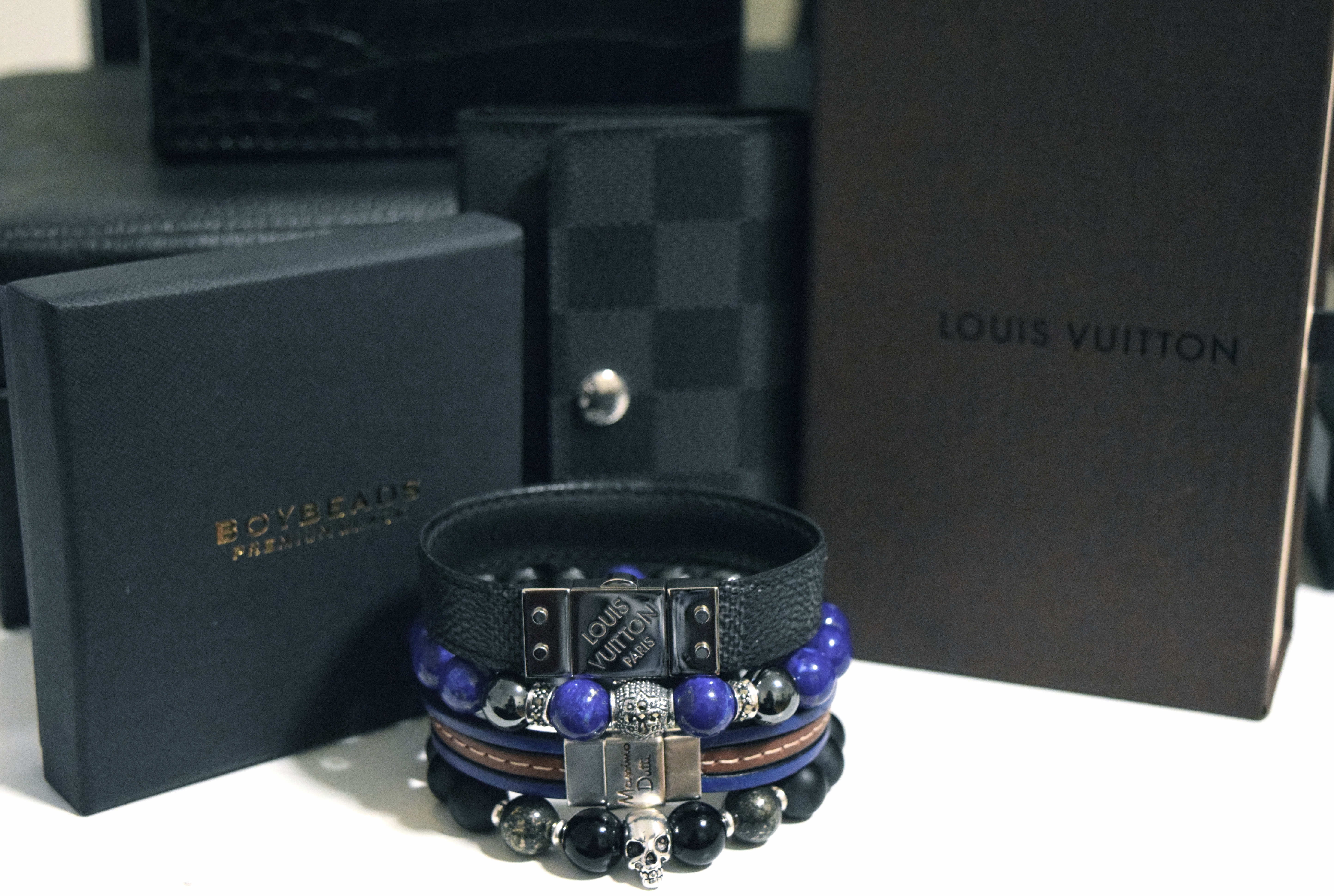 Louis Vuitton Check It Bracelet Damier Graphite